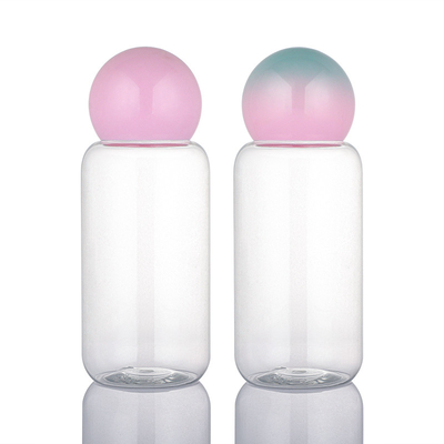 bouteille en plastique de lotion du shampooing 500ml avec l'emballage à bouchon vissable de soins de la peau de chapeau