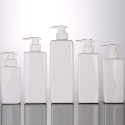 Bouteilles de empaquetage de shampooing de monolevier du prix usine 100ml 150ml 200ml 300ml 400ml 500ml de savon d'espace libre de soins de la peau en plastique de lotion