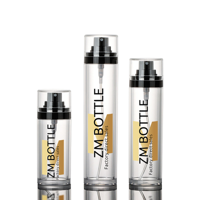 la bouteille cosmétique du jet 50ml, jet clair vide met la largeur en bouteille de 39mm