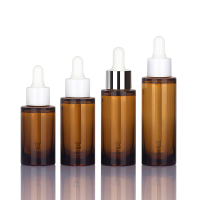 Surface de estampillage chaude de compte-gouttes d'huile de capacité cosmétique de la bouteille 1oz