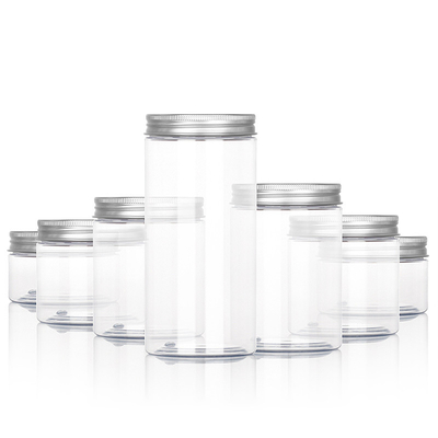 Capacité 8oz étanche privée d'air de conteneur crème vide transparent