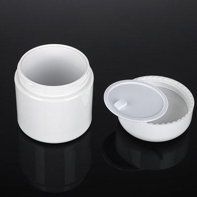 Le pot blanc fait sur commande de poudre de crème de visage d'enfant de bébé a placé le pot mignon de crème de visage 50 grammes