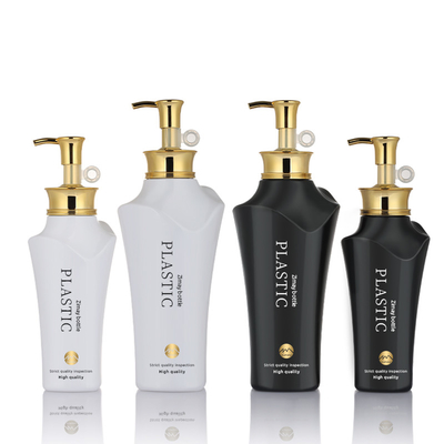Bouteille faite sur commande de shampooing de pompe d'or d'emballage de lotion d'ANIMAL FAMILIER de hibiki de noir de cosmétiques uniques en gros de kylie