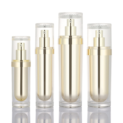 ensemble crème de luxe cosmétique de soins de la peau de conteneurs de la bouteille 50g de lotion de maquillage acrylique en plastique de beauté de 30ml 50ml 100ml 120ml