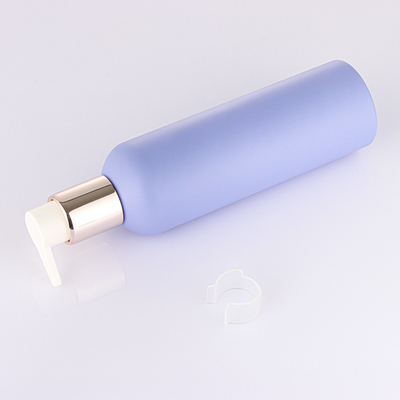 Style écologique de l'ANIMAL FAMILIER 150ml 200ml 250ml 8 onces le nouveau a givré la bouteille violette de presse de pompe d'or de gel de douche de lotion de lavage de corps