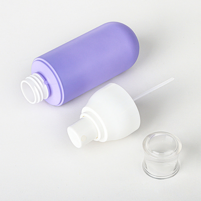 Violette bouteille de jet de brume de Matte Plastic Serum Lotion Fine d'ANIMAL FAMILIER de 4 onces ensemble cosmétique de pot de crème de visage de 2 onces