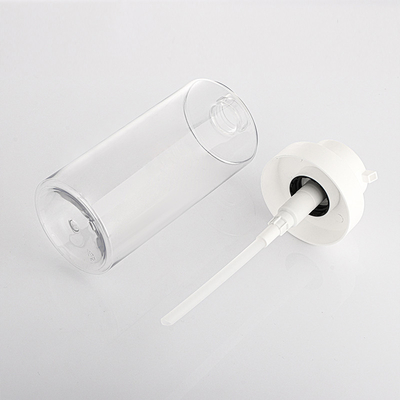 OEM transparent 800 ml gel douche nettoyant pour le corps pompe personnalisée shampooing lotion bouteille