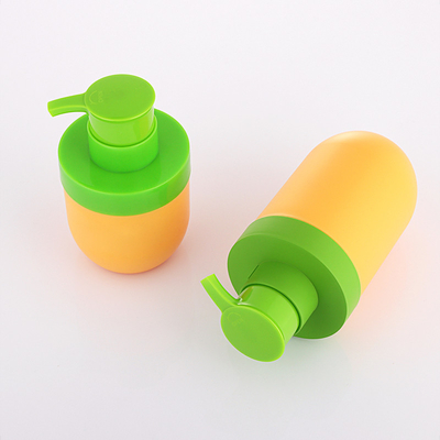 En gros greem et orange unique airless 50 ml cosmétiques vide bouteille de lotion pour le visage