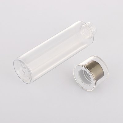 Le bouchon à vis en plastique de forme ronde met en bouteille le costume vide de soins de la peau d'ANIMAL FAMILIER transparent