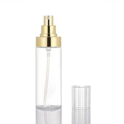 Bouteille de pompe de lotion en plastique transparent de parfum cosmétique de haute qualité 100 ml 120 ml 150 ml