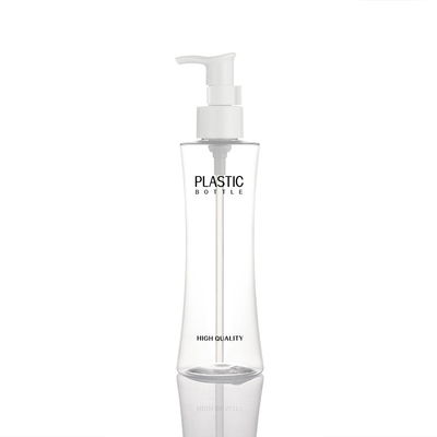 Plastiques cosmétiques vides personnalisés transparents crème pour le visage lotion pour le corps 200 ml flacon pompe