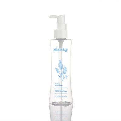 Plastiques cosmétiques vides personnalisés transparents crème pour le visage lotion pour le corps 200 ml flacon pompe