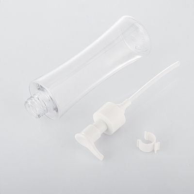 Plastiques cosmétiques vides personnalisés transparents crème pour le visage lotion pour le corps 200 ml flacon pompe