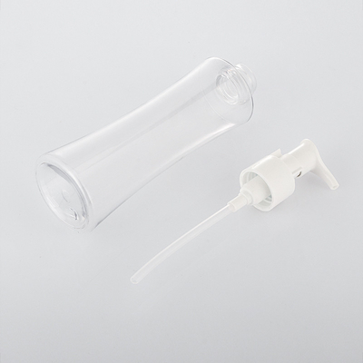 Plastiques cosmétiques vides personnalisés transparents crème pour le visage lotion pour le corps 200 ml flacon pompe