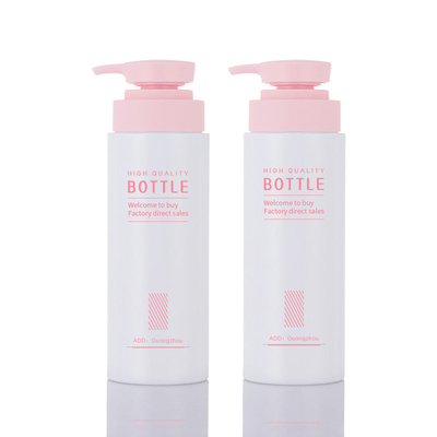 marque de distributeur faite sur commande mate de gelée blanche de plastiques d'ANIMAL FAMILIER de bouteille de lotion cosmétique 500ml