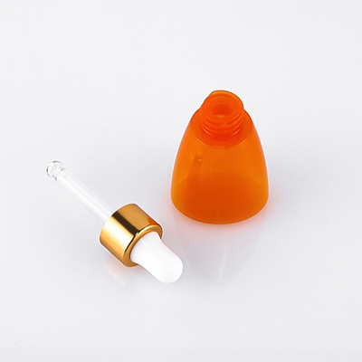 Impression d'écran en plastique de la bouteille 10ml de compte-gouttes de sérum d'huile essentielle orange