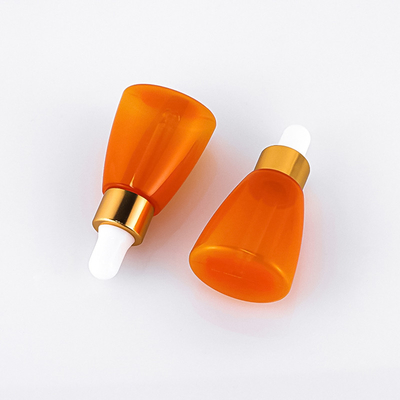 Impression d'écran en plastique de la bouteille 10ml de compte-gouttes de sérum d'huile essentielle orange