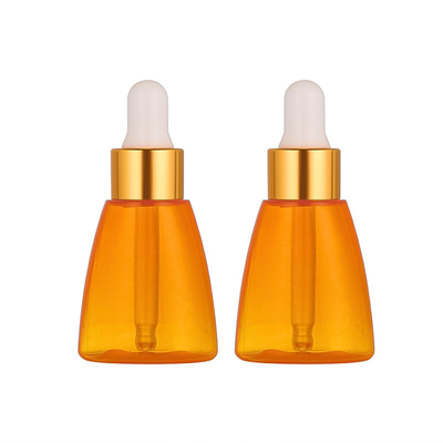 Impression d'écran en plastique de la bouteille 10ml de compte-gouttes de sérum d'huile essentielle orange