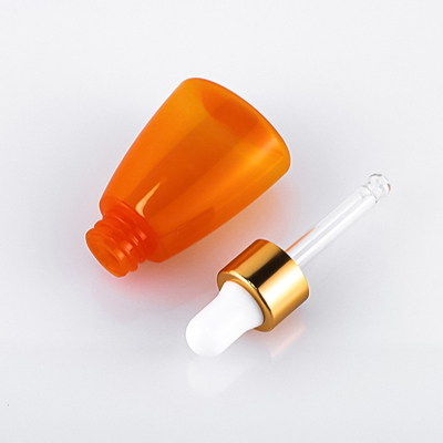 Impression d'écran en plastique de la bouteille 10ml de compte-gouttes de sérum d'huile essentielle orange