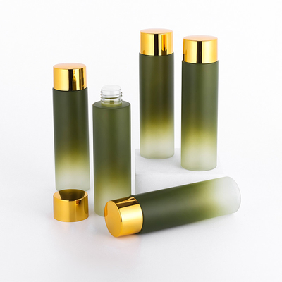 Petit vaporisateur en plastique vert dégradé de 150 ml avec bouchon à vis