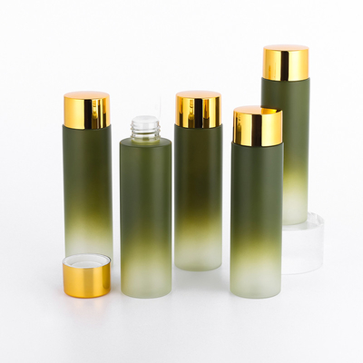 Petit vaporisateur en plastique vert dégradé de 150 ml avec bouchon à vis