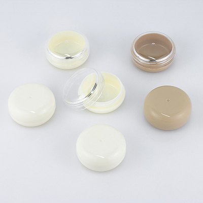 Pot de crème solaire vide en plastique de récipient d'emballage cosmétique 25g