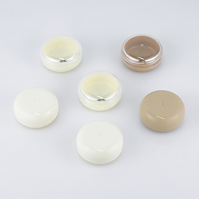 Pot de crème solaire vide en plastique de récipient d'emballage cosmétique 25g