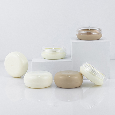 Pot de crème solaire vide en plastique de récipient d'emballage cosmétique 25g