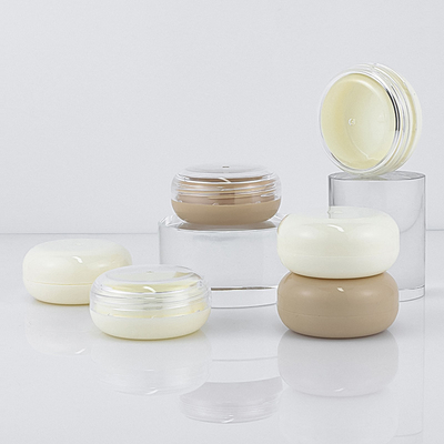 Pot de crème solaire vide en plastique de récipient d'emballage cosmétique 25g