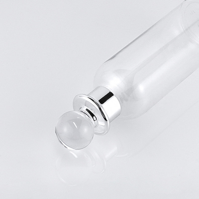 Le bouchon à vis en plastique adapté aux besoins du client met en bouteille l'emballage cosmétique rose vide de shampooing