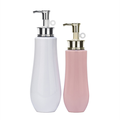 cheveux et conditionneur carrés de shampooing de bouteille de pompe de lotion en plastique blanche de 750ml