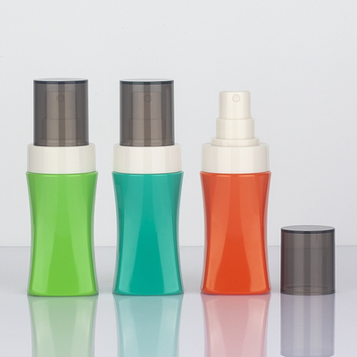 Bouteille en plastique vide rétractable de jet d'animal familier de 80ml avec le pulvérisateur fin de brume