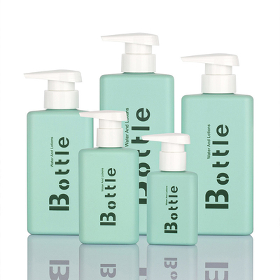Bouteille vide colorée de PETG de lotion de distributeur de shampooing avec la pompe