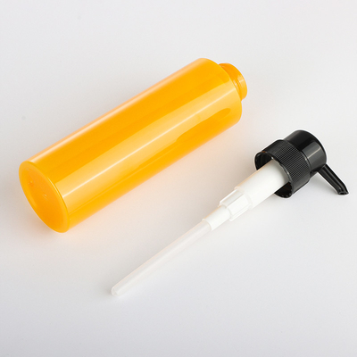 Couleur ronde adaptée aux besoins du client de cylindre de bouteille de shampooing de pompe de lotion d'ANIMAL FAMILIER