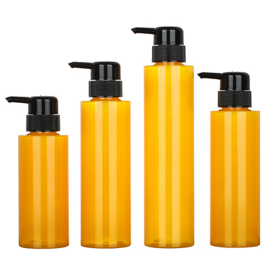 Couleur ronde adaptée aux besoins du client de cylindre de bouteille de shampooing de pompe de lotion d'ANIMAL FAMILIER