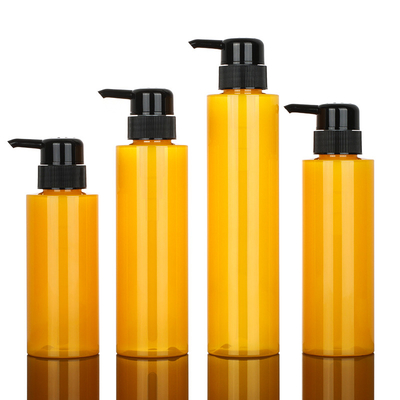 Couleur ronde adaptée aux besoins du client de cylindre de bouteille de shampooing de pompe de lotion d'ANIMAL FAMILIER