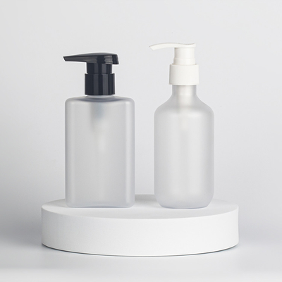 Emballage cosmétique blanc mat du plastique 30ml 60ml 100ml de soins de la peau de bouteille de lotion de HDPE
