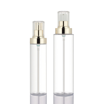 Ensemble cosmétique de luxe de soins de la peau empaquetant la lotion pour le corps de sérum de visage de pompe de jet transparente 250ml