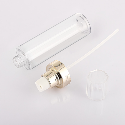 Ensemble cosmétique de luxe de soins de la peau empaquetant la lotion pour le corps de sérum de visage de pompe de jet transparente 250ml