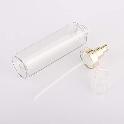 Ensemble cosmétique de luxe de soins de la peau empaquetant la lotion pour le corps de sérum de visage de pompe de jet transparente 250ml