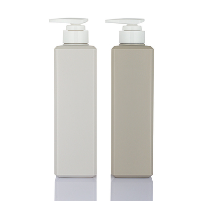 Bouteille cosmétique de lotion d'ANIMAL FAMILIER carré avec l'estampillage chaud de chapeau de pompe de presse