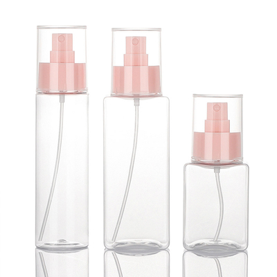 Bouteille en plastique de jet de pompe de rose de place de l'espace libre 120ML pour le toner