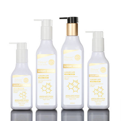 Gel rond de douche de bouteille de shampooing de pompe de lotion de nouvel ANIMAL FAMILIER avec la bouteille de pompe d'or