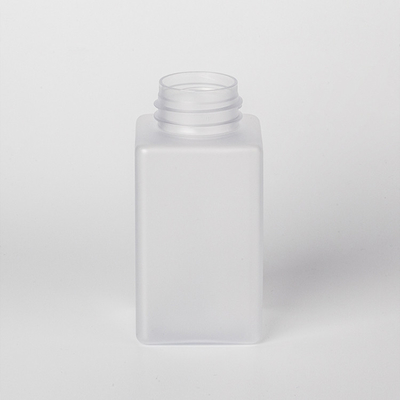 Bouteille carrée transparente en PETG de haute qualité avec pompe à mousse de lotion pour shampooing