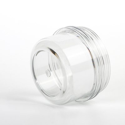 la crème faciale de beurre de corps de couvercle d'or de 100ml 120ml 200ml frottent le conteneur la mini crème cosmétique noire de luxe que vide cogne 50 ml