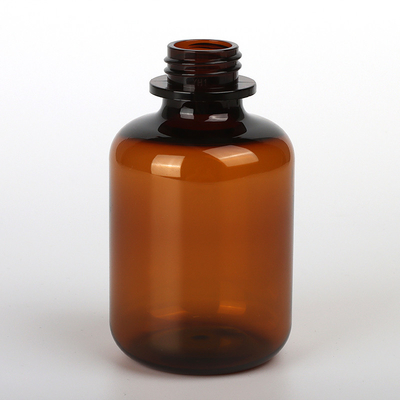 Bouteilles de pulvérisation en plastique crème de voyage de conteneurs de lotion cosmétique ambre