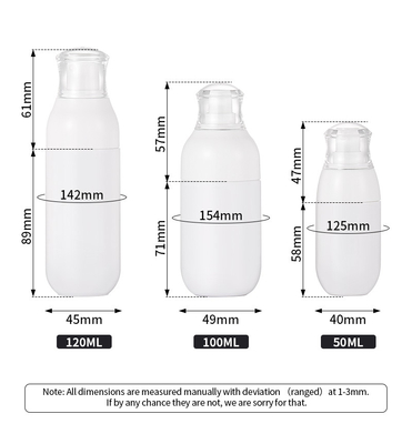 Le blanc les bouteilles en plastique claires de jet de 2 onces CHOIENT la forme ronde matérielle pour le parfum