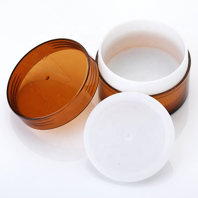 Pot cosmétique de pp de cheveux de masque d'Amber Face Eye Cleaning Scrub de crème de corps de lotion privée d'air portative de luxe de haute qualité de soins de la peau
