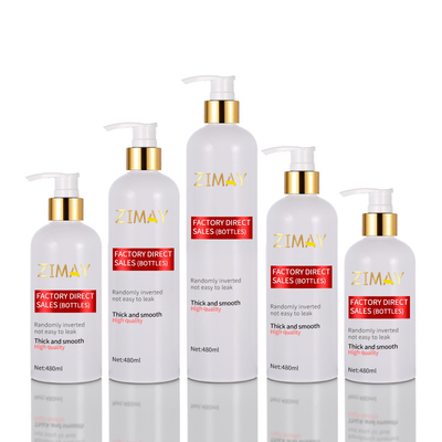 les cosmétiques privés d'air de soins de la peau de shampooing et de conditionneur de pompe de corps de 250ml 300ml 350ml 400ml 500ml huilent les conteneurs de empaquetage
