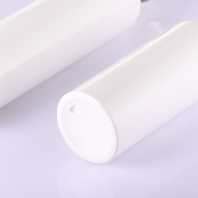 ANIMAL FAMILIER de haute qualité autour des bouteilles en plastique de shampooing de lotion d'emballage cosmétique privé d'air vide blanc de monolevier avec Diamond Cap